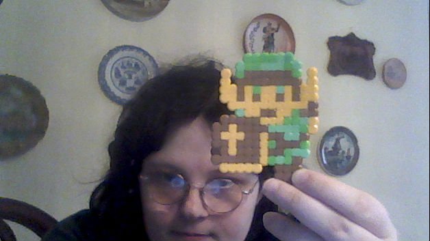 Commish: LoZ Link Perler