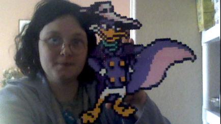 Darkwing Duck Perler Fanart