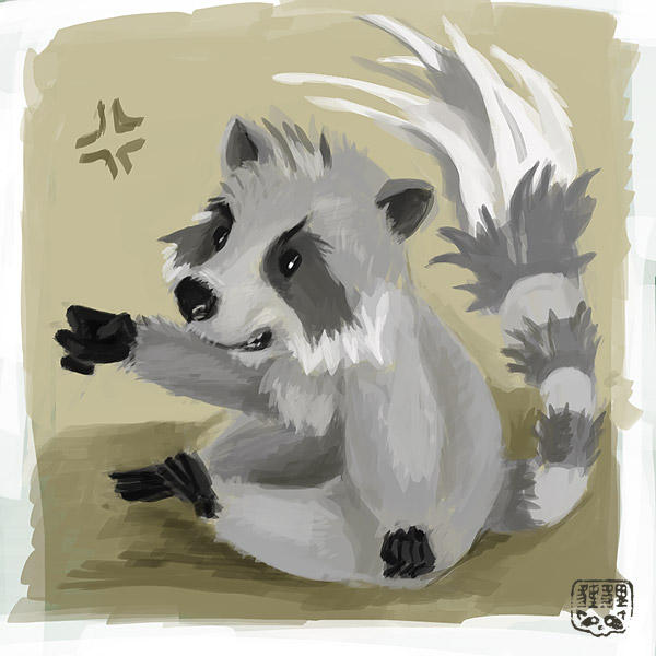 Angry Racoon by nukinuki on DeviantArt