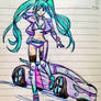 Racing Miku sketch