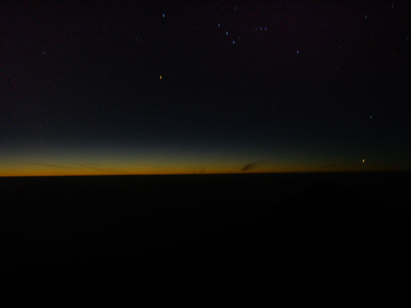 Sunrise at 5100m.