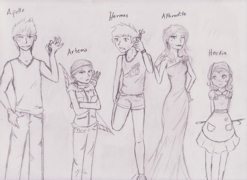 Percy Jackson greek gods by littlegardengnome on DeviantArt