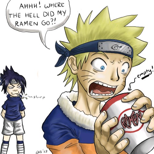 Naruto's ramen trauma