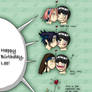 Rock Lee birthday kisses