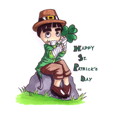 St. Patrick's Day Rock Lee