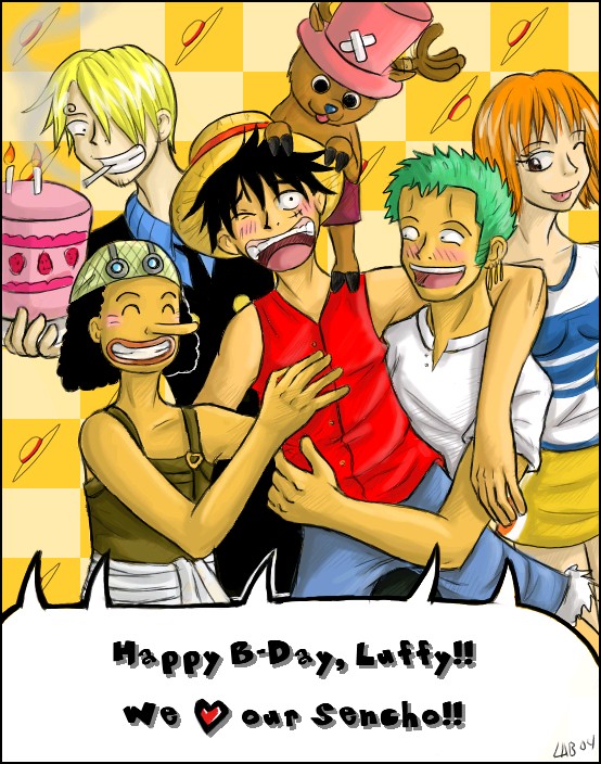 Happy LATE b-day, Luffy-sencho