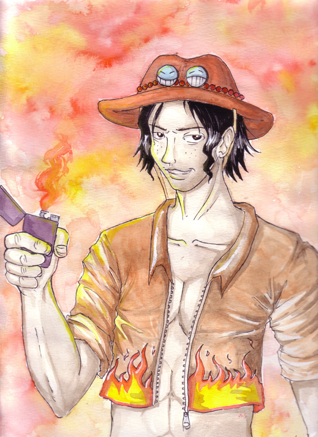 Feelin' Hot - Ace watercolor