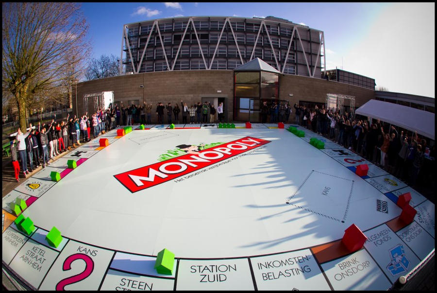 Biggest Monopoly PlayBoard Made By Our School
