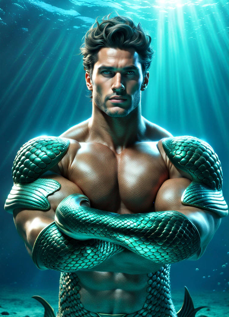 Mermen Center #3 Merman Super Hero's by suntan110 on DeviantArt