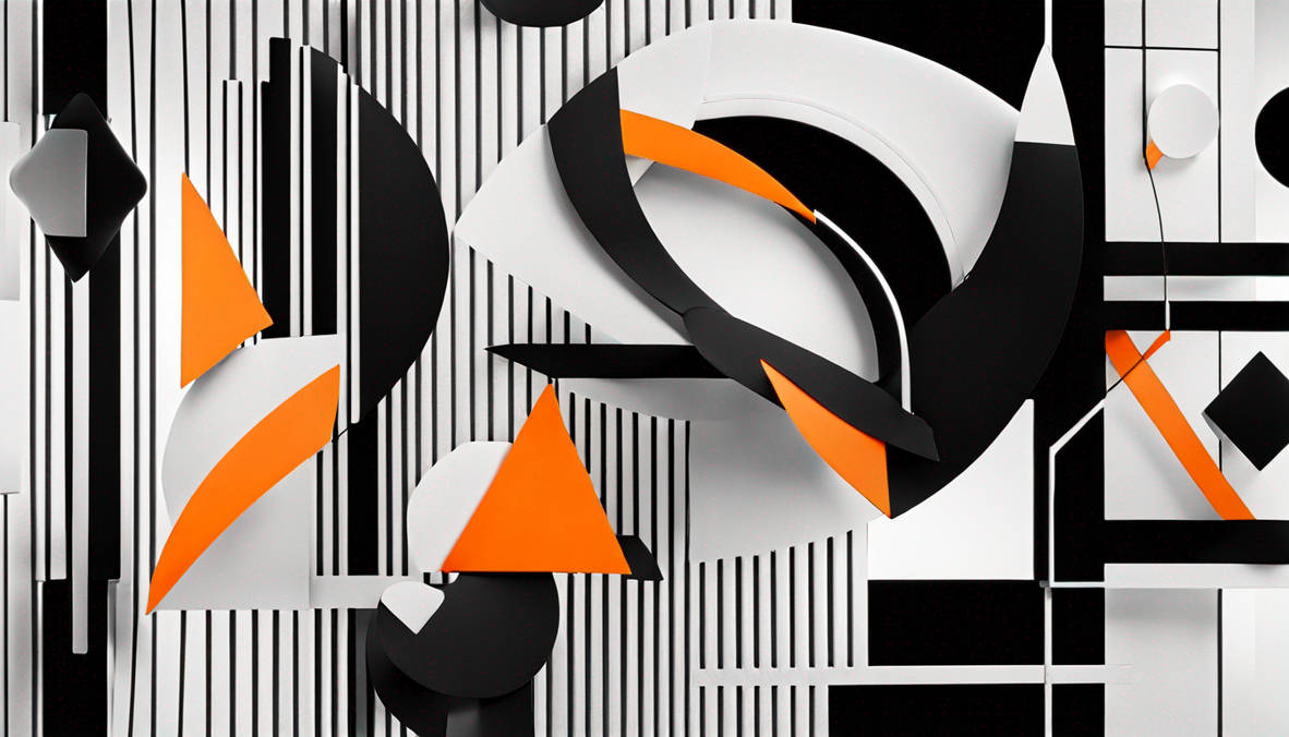 Abstract mystical black, white, neon orange by suntan110 on DeviantArt