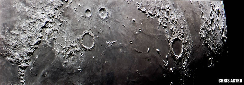 Lunar Alps and Plato Crater