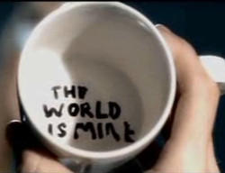 the world is mine cup