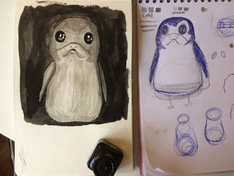 Porg (star wars fanart