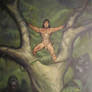 Tree Tarzan painting