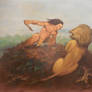 Tarzan vs Lion
