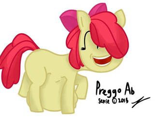 Preggo Apple Bloom - Created by Sense Pony