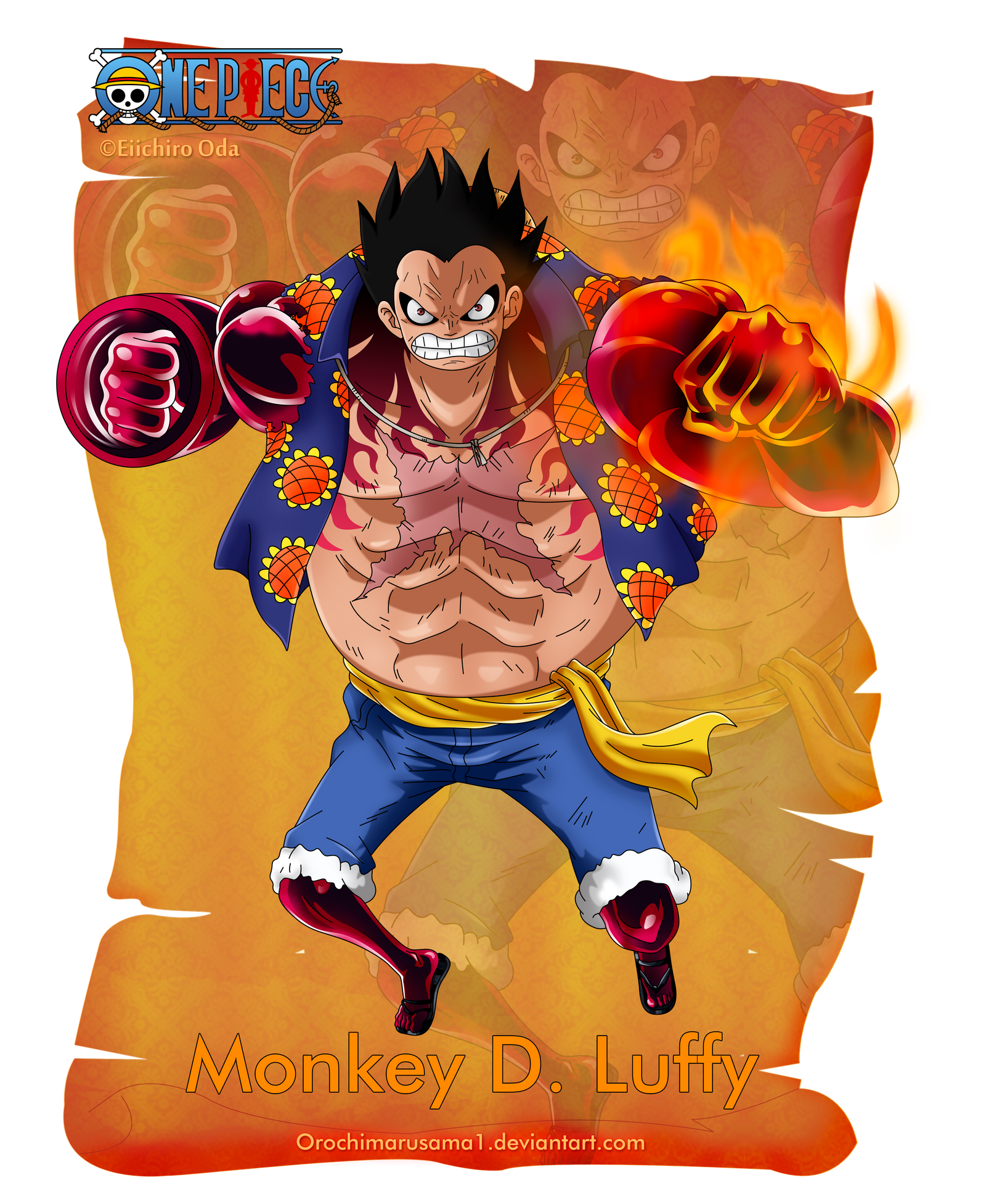 One Piece - Monkey D. Luffy by OnePieceWorldProject on DeviantArt