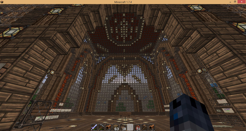 Minecraft, Giant lava house. by RainbowMellow on DeviantArt