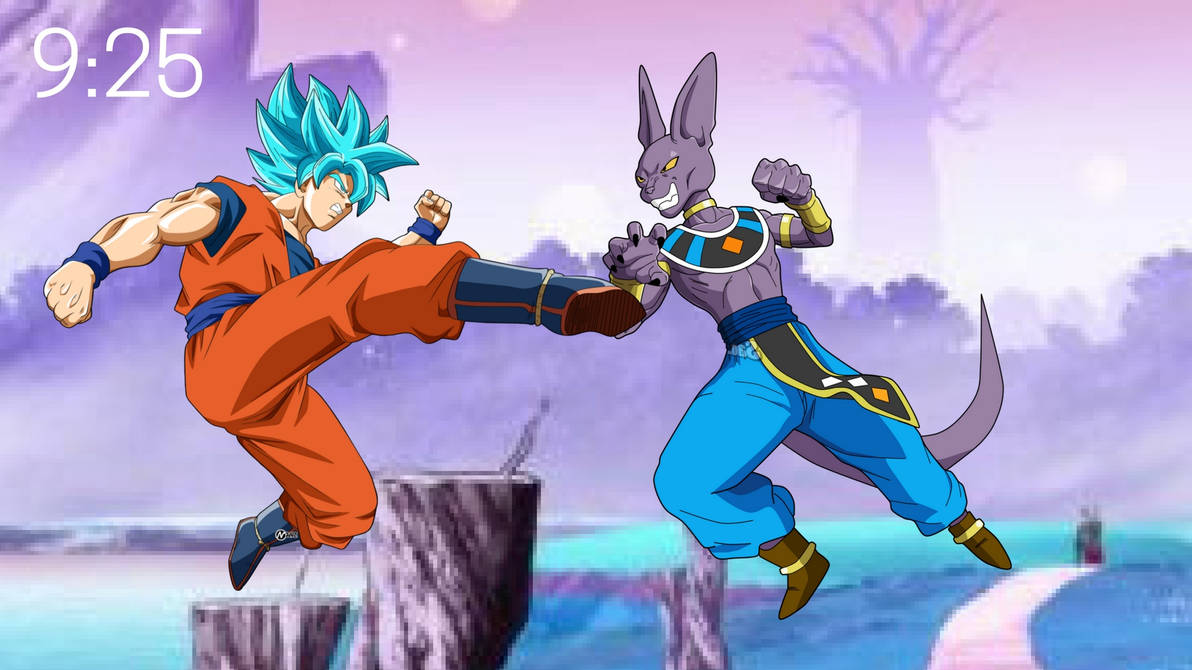 SSGSS Goku vs Beerus by MichaelD8489 on DeviantArt