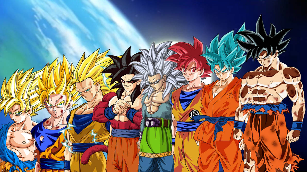 Dragon Ball Super Wallpaper - Goku's Evolution by WindyEchoes on DeviantArt