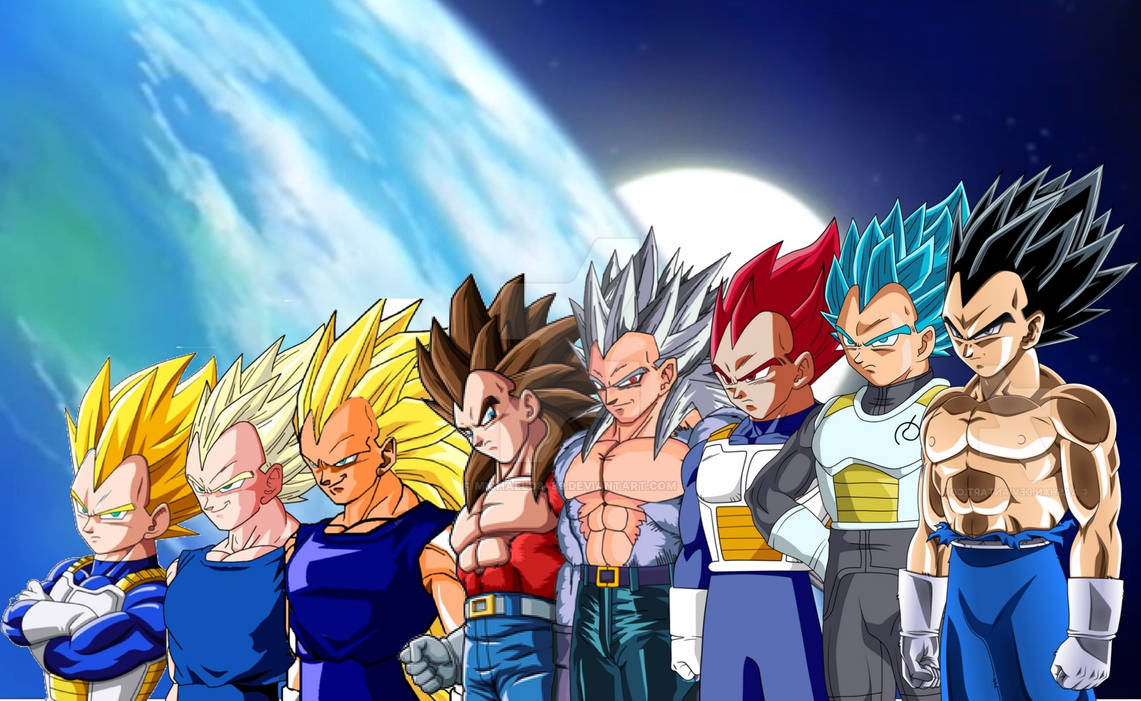 Vegeta Evolutions by MichaelD8489 on DeviantArt