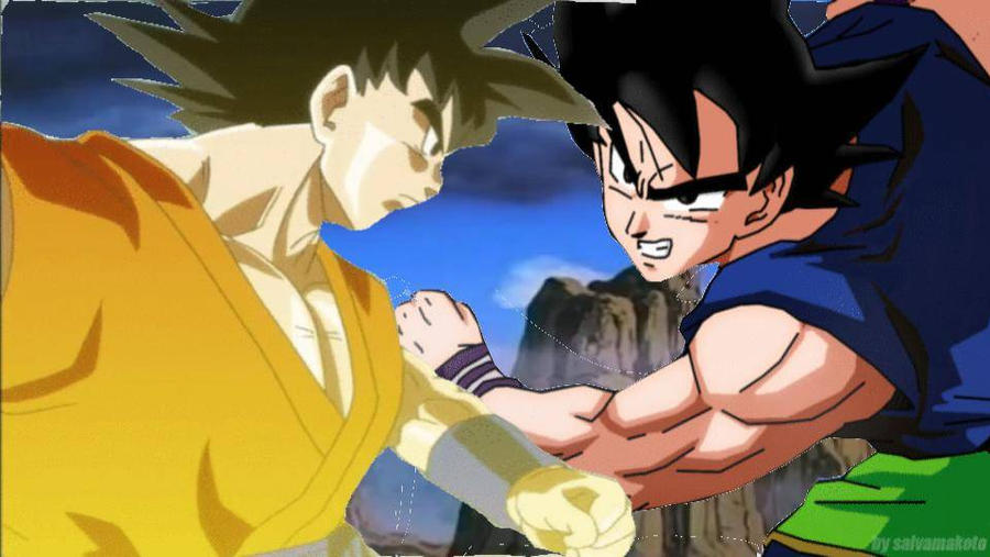 DBS Goku vs AF Goku by MichaelD8489 on DeviantArt