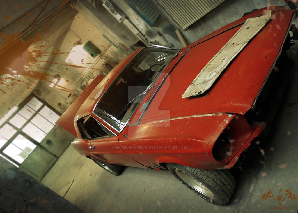 Rusty Mustang 2 by madsparkairbrush on DeviantArt