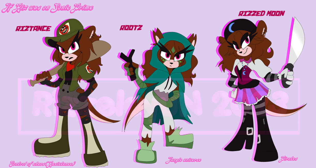 What if Riz was on Sonic Prime by Rizzelayuwu on DeviantArt