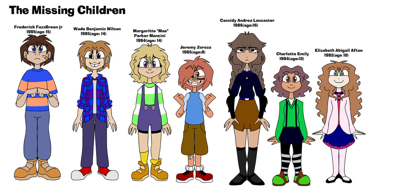Missing Children Incident(FNaF au)INFO BELOW by Rizzelayuwu on DeviantArt