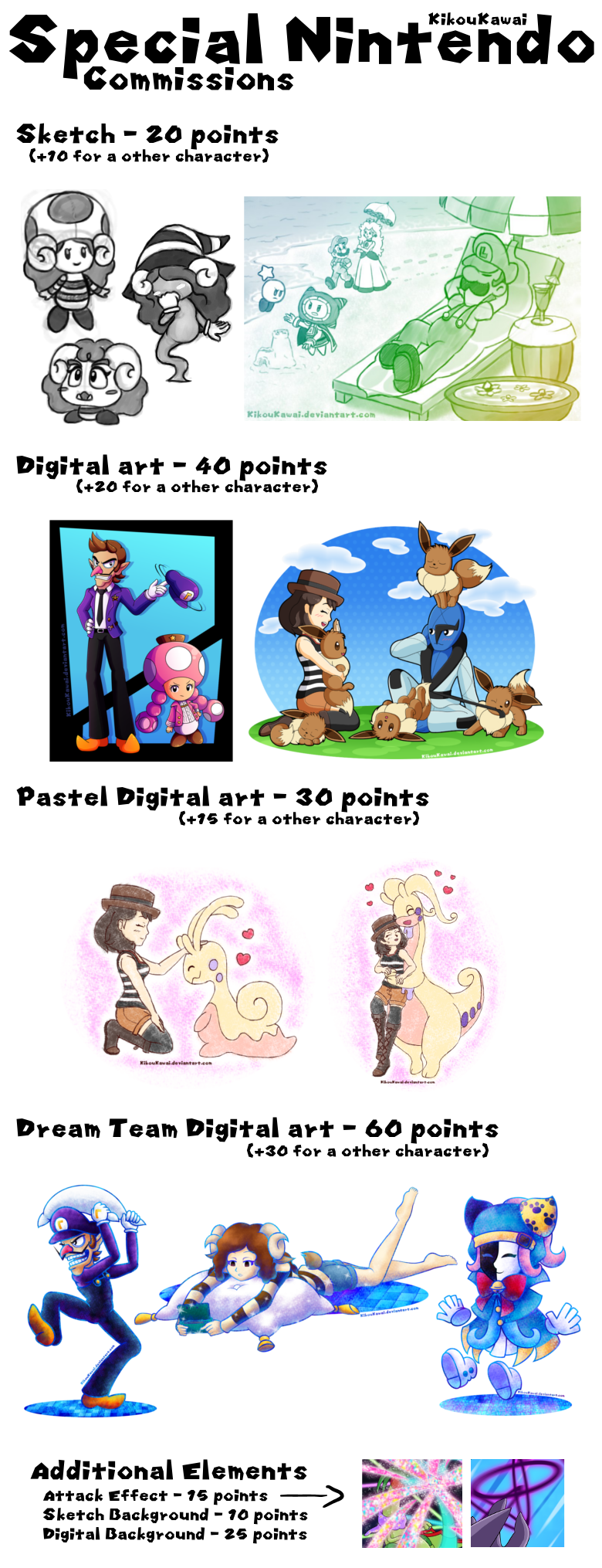 Commissions Special Nintendo (Closed)