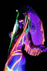 Neon Geisha by AKrukowska
