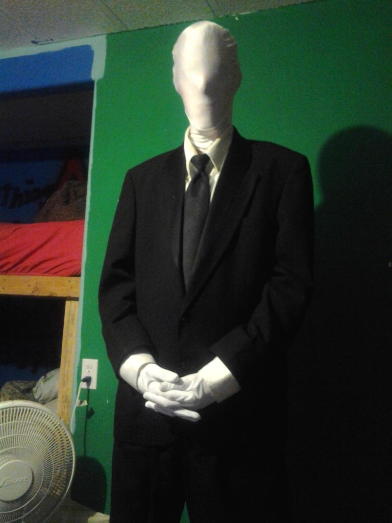 My Slenderman Costume.