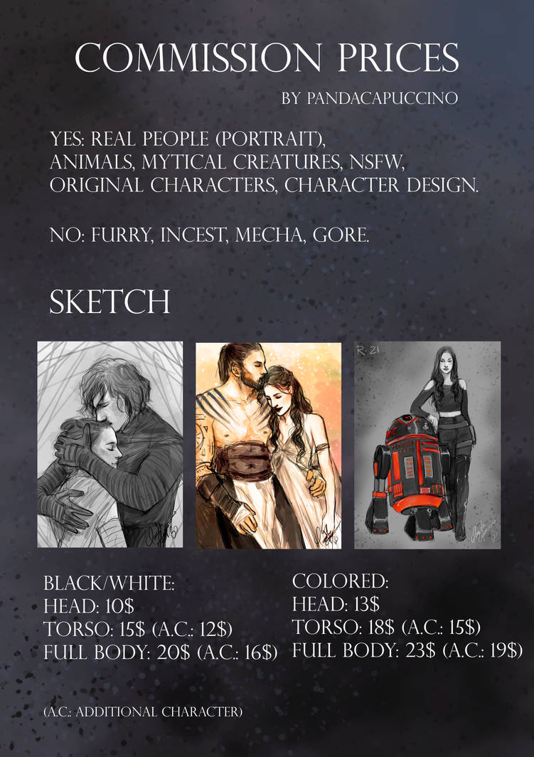 Commissions1 by pandacapuccino Commissions1 by pandacapuccino