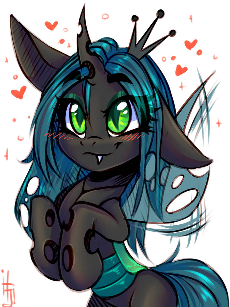 Sketch of Queen Chrysalis by FalafelJake on DeviantArt