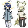more OC's !!! // June and Aster