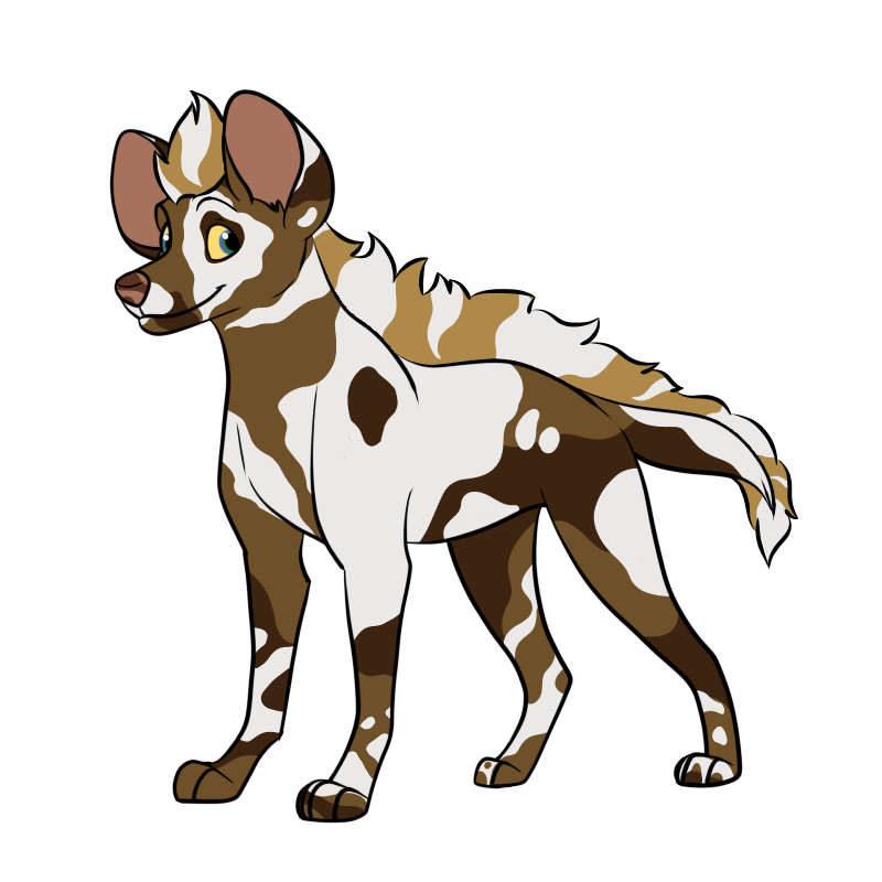 Piebald African Wild Dog Adopt CLOSED by ShadowDawn93 on DeviantArt