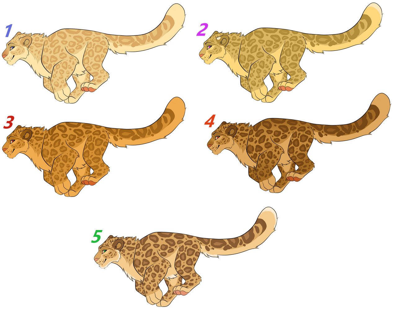 Snow Leopards on FelineKingsAdopts - DeviantArt
