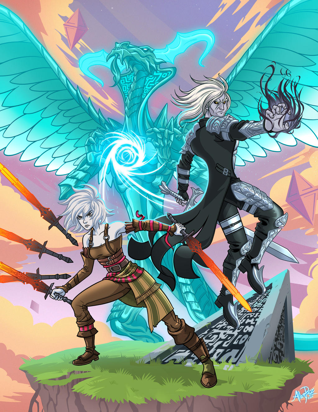 Nahiri, Sorin and Ugin Fan art