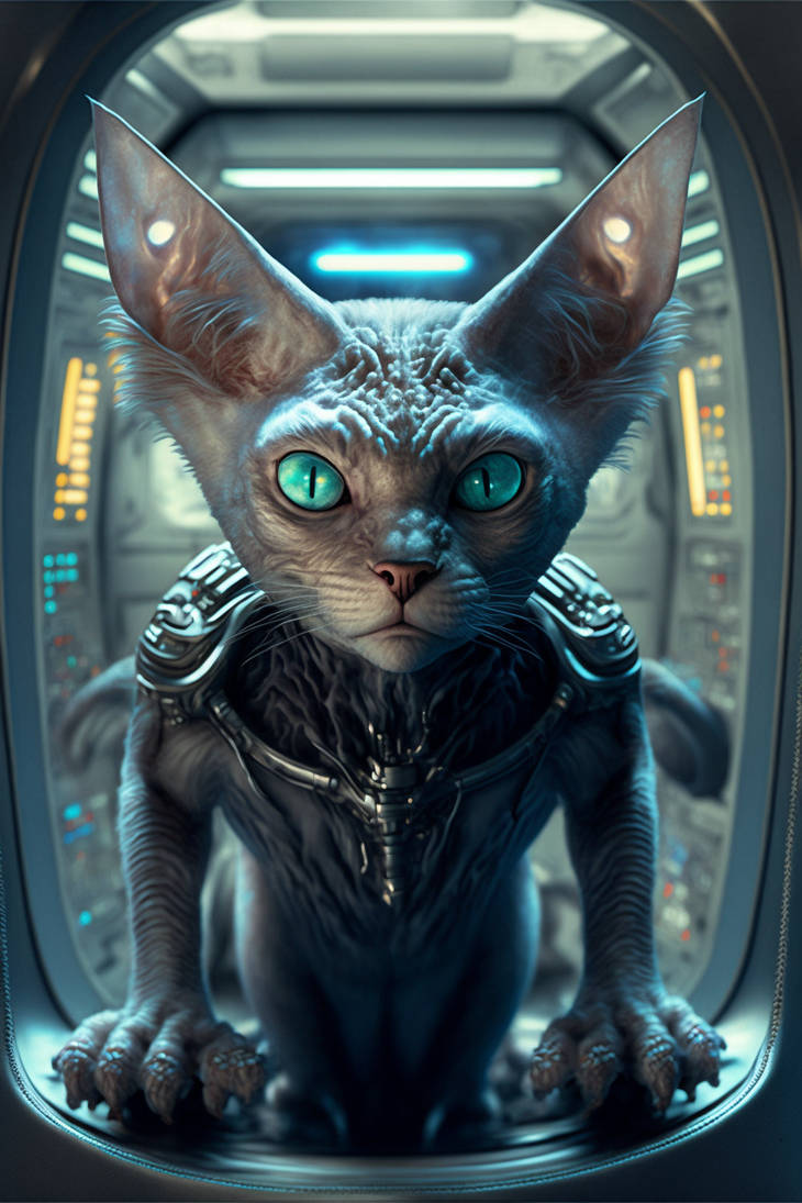 The Alien Cat Pilot by Clarojoko on DeviantArt