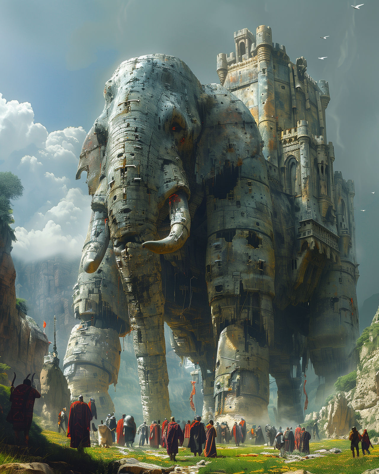 The giant stone Oliphant by Clarojoko on DeviantArt