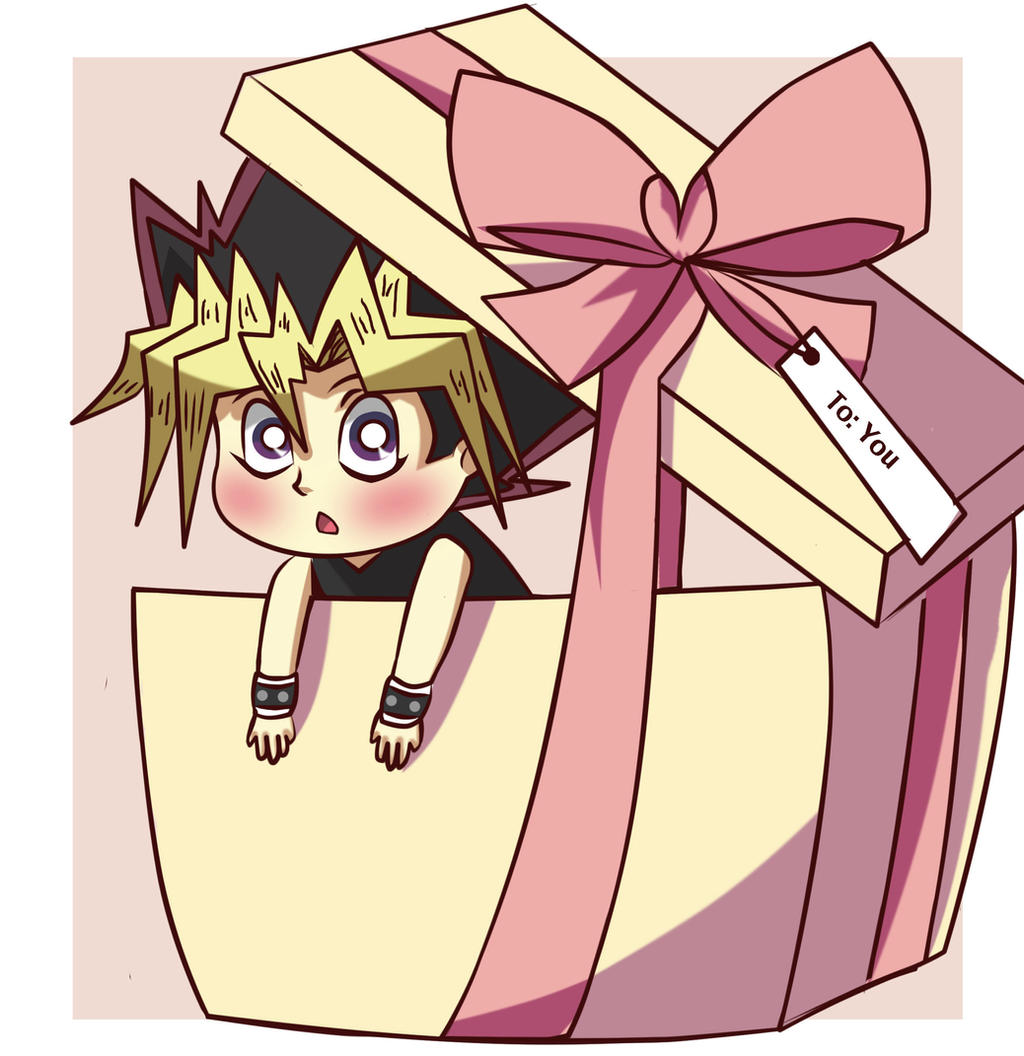 Chibi yugi in a box