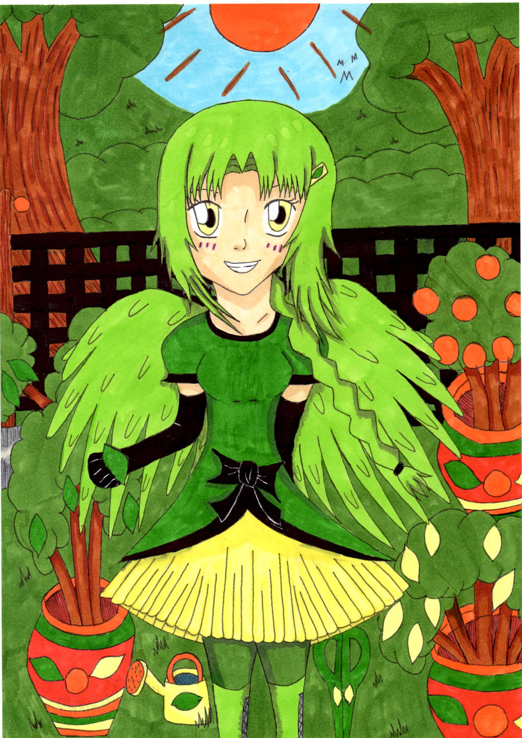 Lime in her Garden