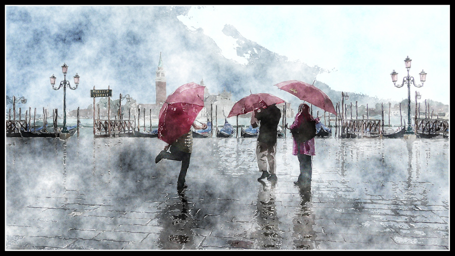 Venice Under the Rain