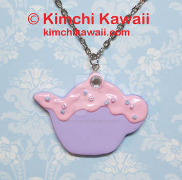 Frosted Teapot Necklace