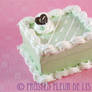 Minty Chocolate Heart Cake Box