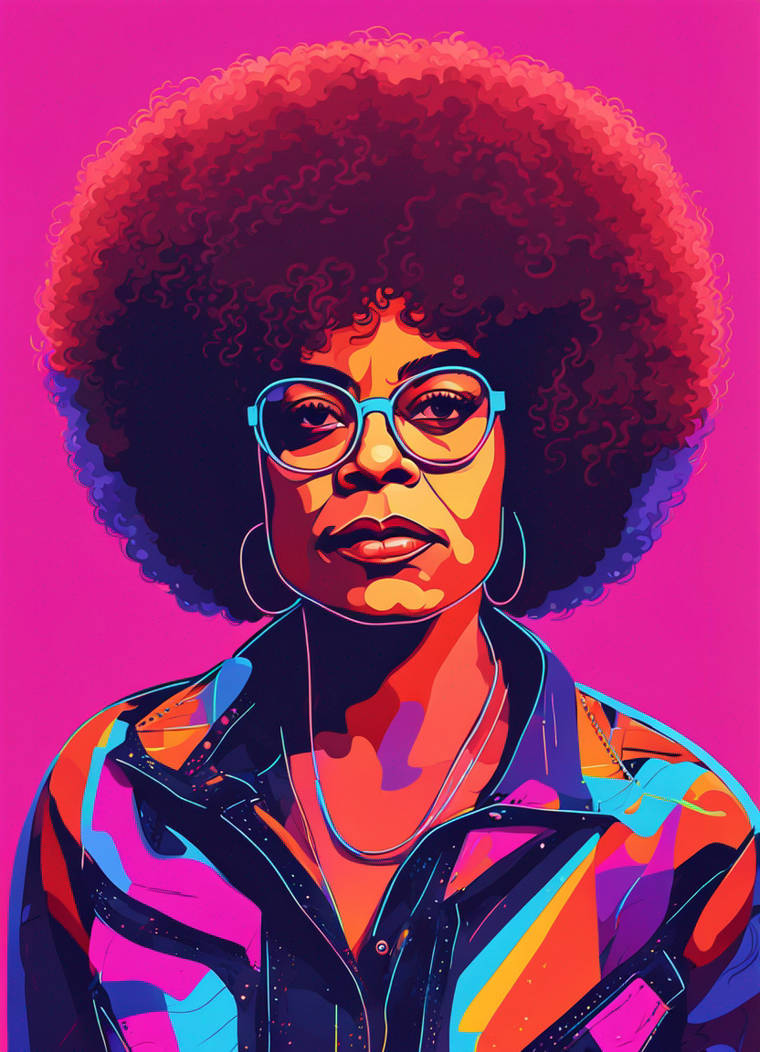 Angela Davis by Philosop-HER on DeviantArt