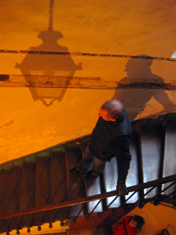 Stairwell shadows