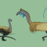 Elaphrosaurus bambergi Courtship