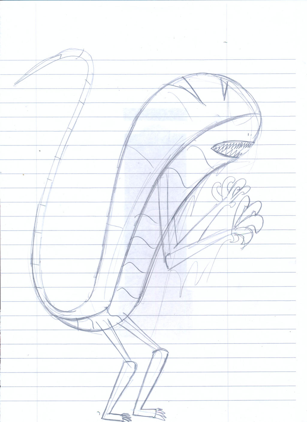 monster pencil sketch by rackham51 on DeviantArt