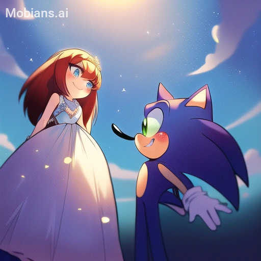 Sonic and Elise Embrace by SonicClone on DeviantArt